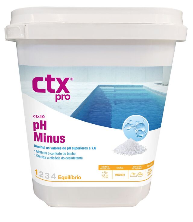CTX-20 pH Plus Granulado – Incrementador de pH para Piscinas (6kg)