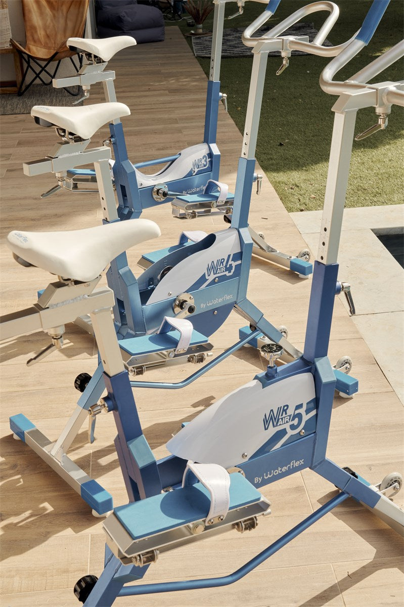 Aquabike Waterflex WR5 AIR Spinning – Bicicleta de Piscina Profissional em Alumínio (9.9kg)