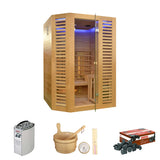 Sauna Híbrida Holl's Venetian – 2/3 Lugares, Infravermelhos e Vapor