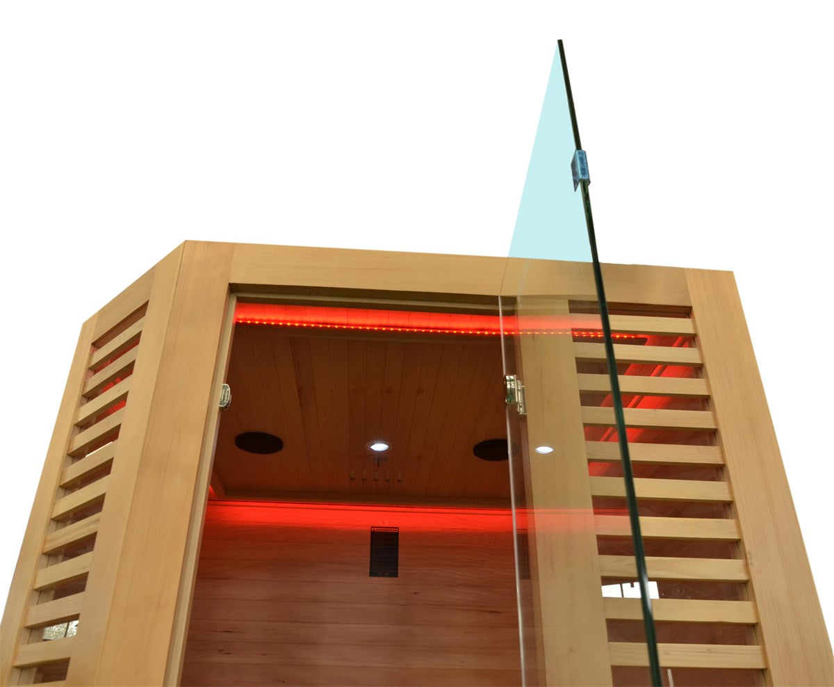 Sauna Híbrida Holl's Venetian – 2/3 Lugares, Infravermelhos e Vapor