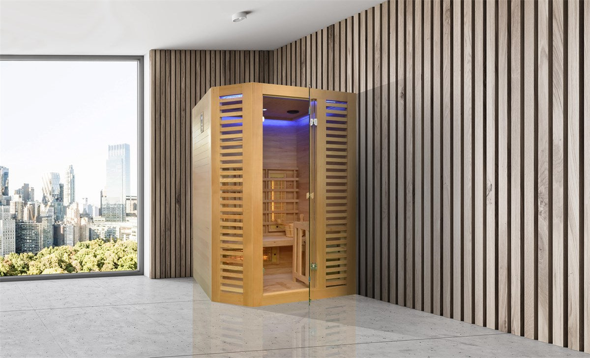 Sauna Híbrida Holl's Venetian – 2/3 Lugares, Infravermelhos e Vapor