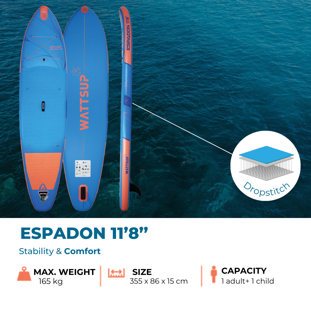 Prancha SUP Insuflável Wattsup Espadon 11'8"