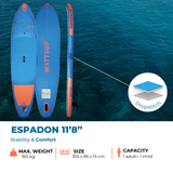 Prancha SUP Insuflável Wattsup Espadon 11'8"