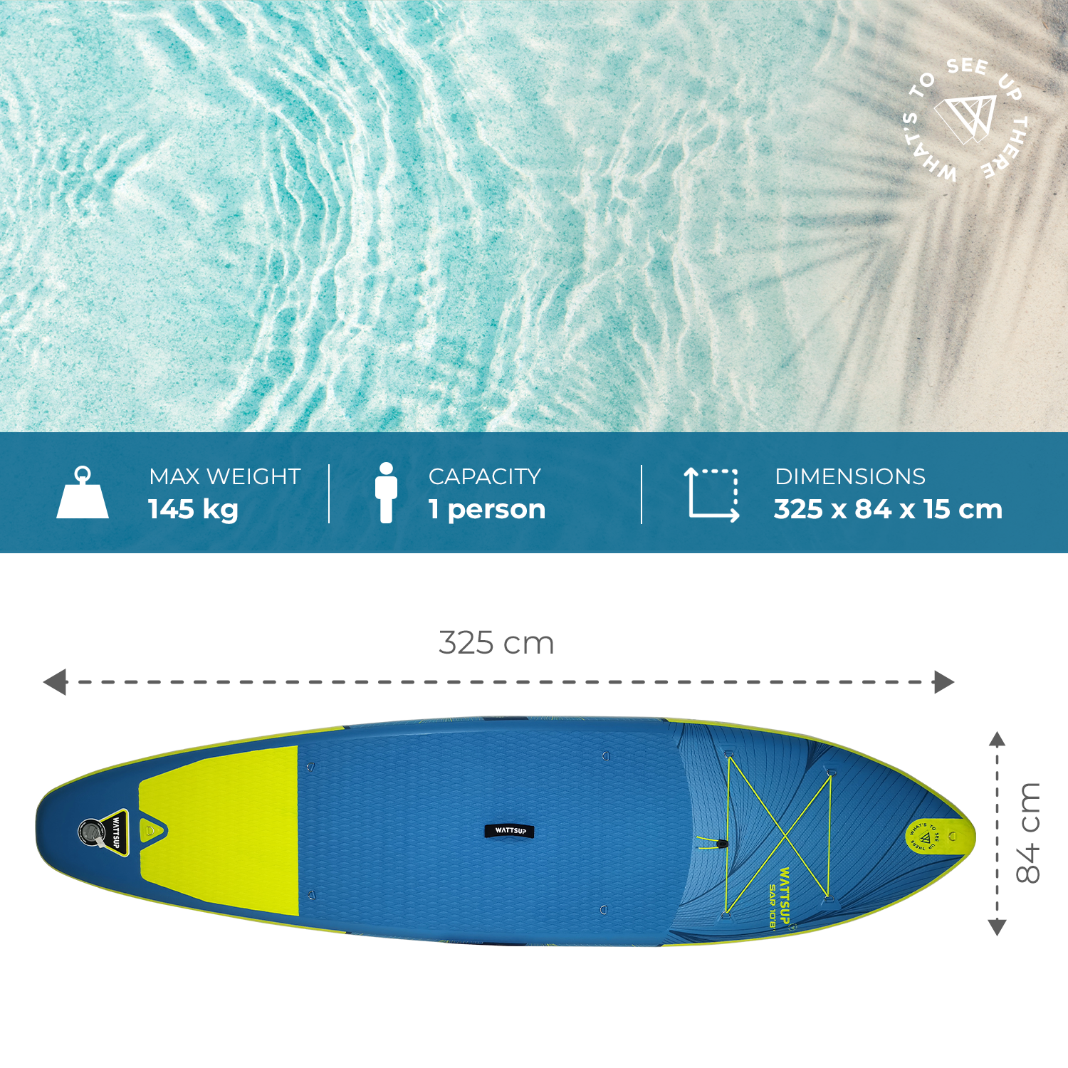 Prancha SUP Insuflável Wattsup SAR 10'8"