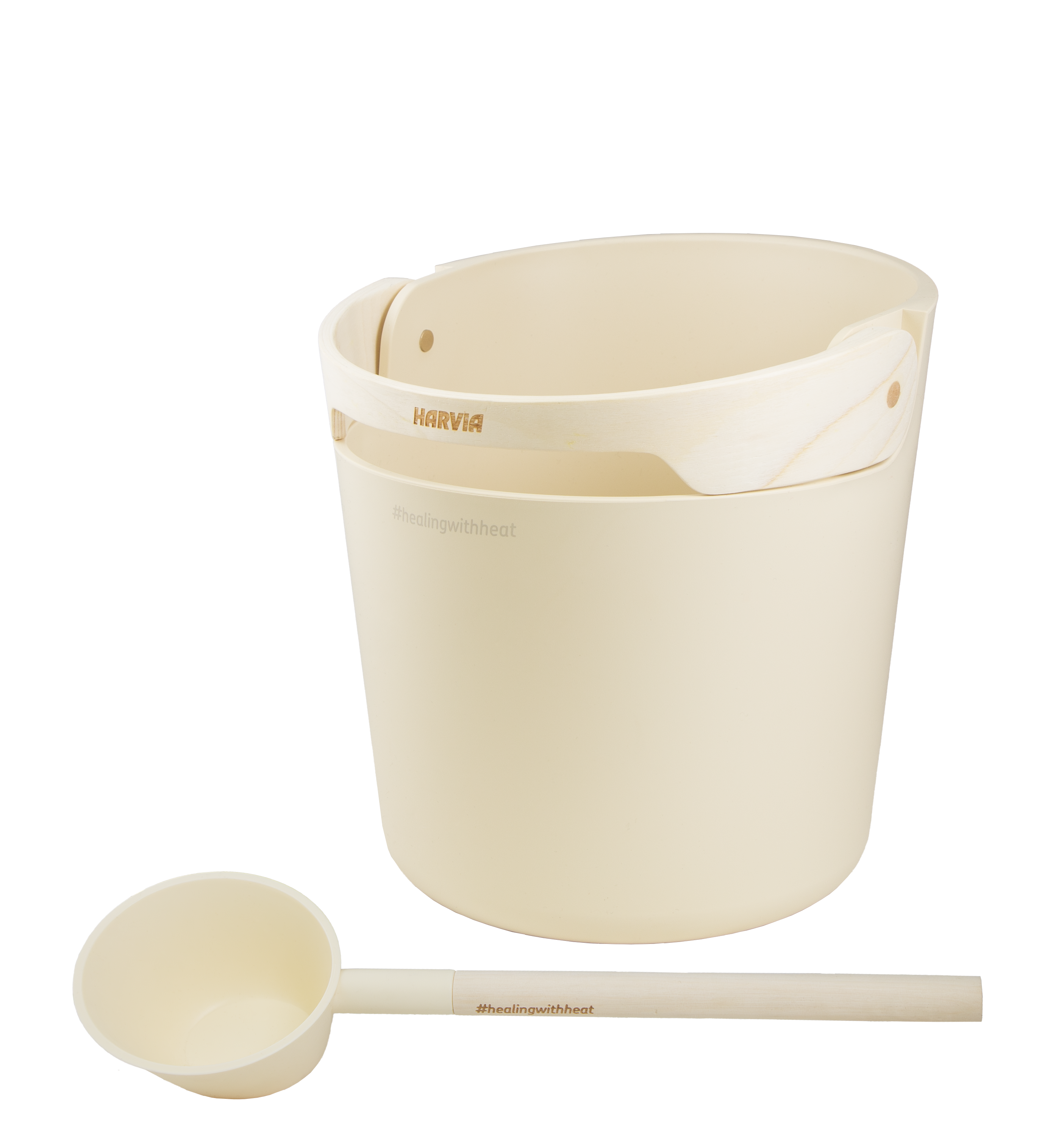 Kit Harvia Helmi para Sauna – Balde e Concha