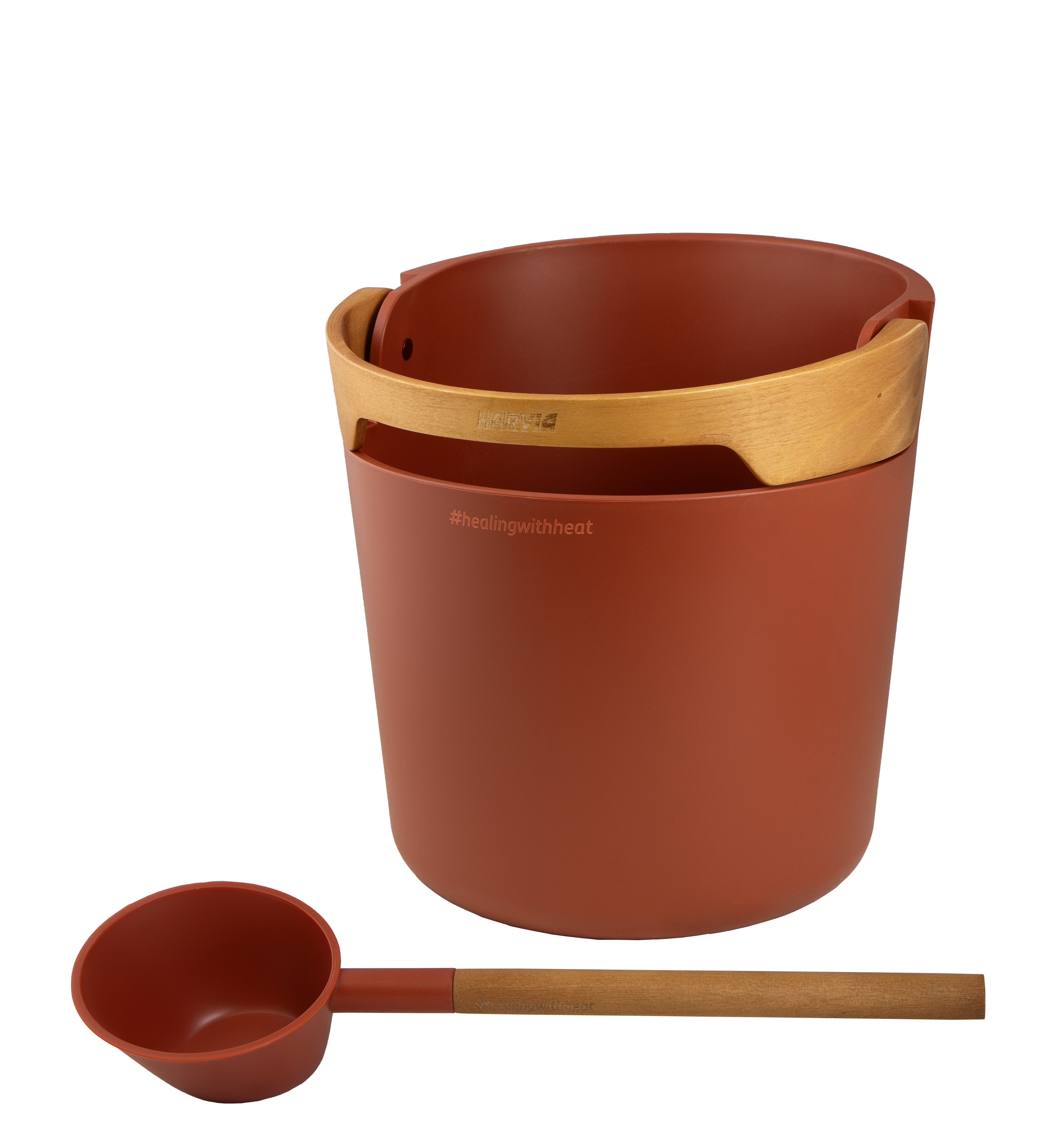 Kit Harvia Helmi para Sauna – Balde e Concha