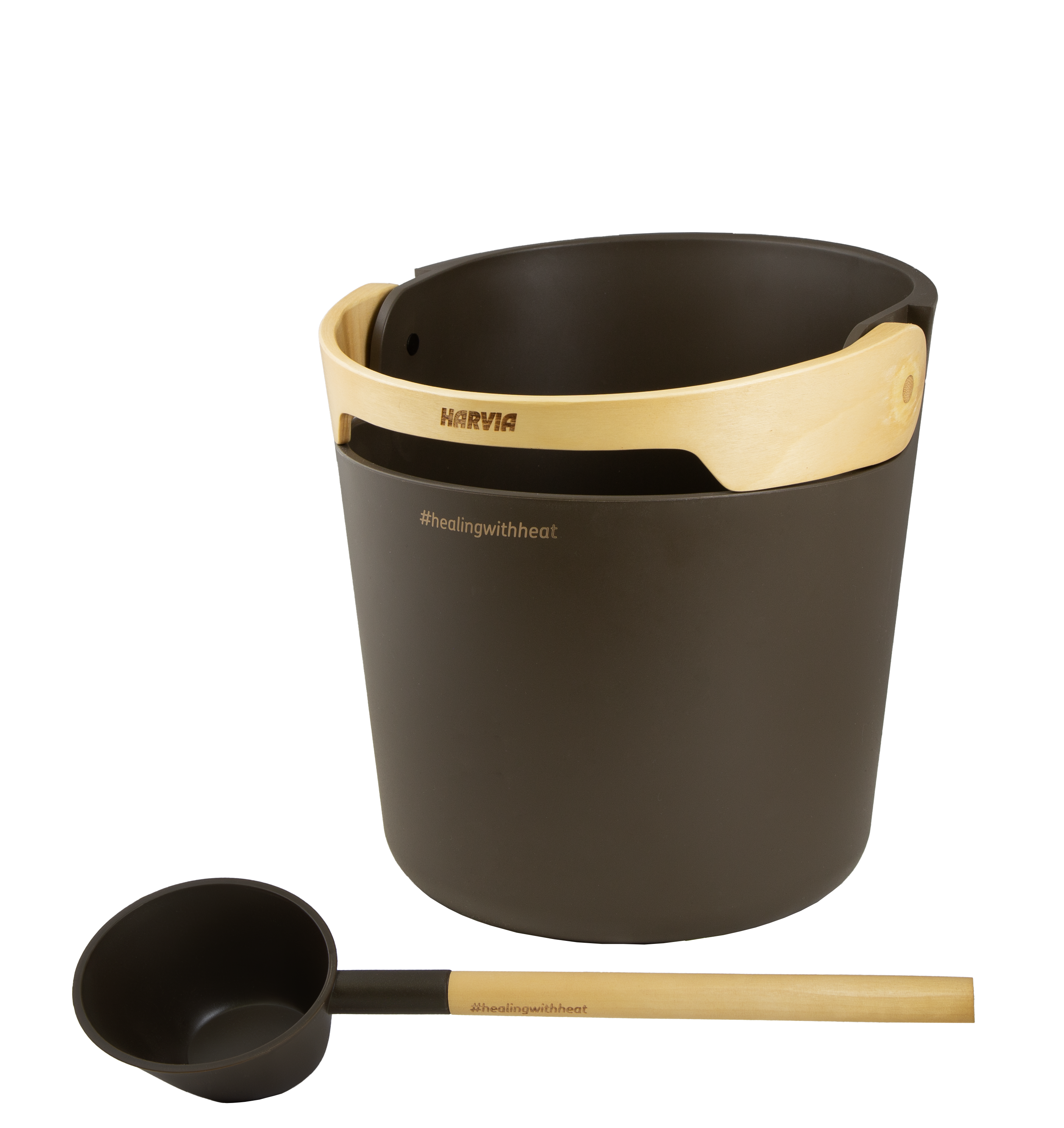 Kit Harvia Helmi para Sauna – Balde e Concha