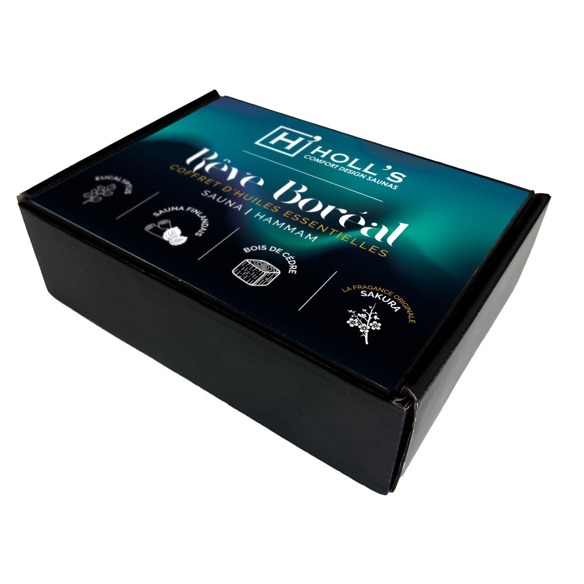 Kit de Fragrâncias Holl's para Sauna e Hammam – 4 x 100 ml