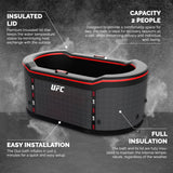 Banho de Gelo NetSpa UFC IceBath Duo – Tecnologia Drop-Stitch