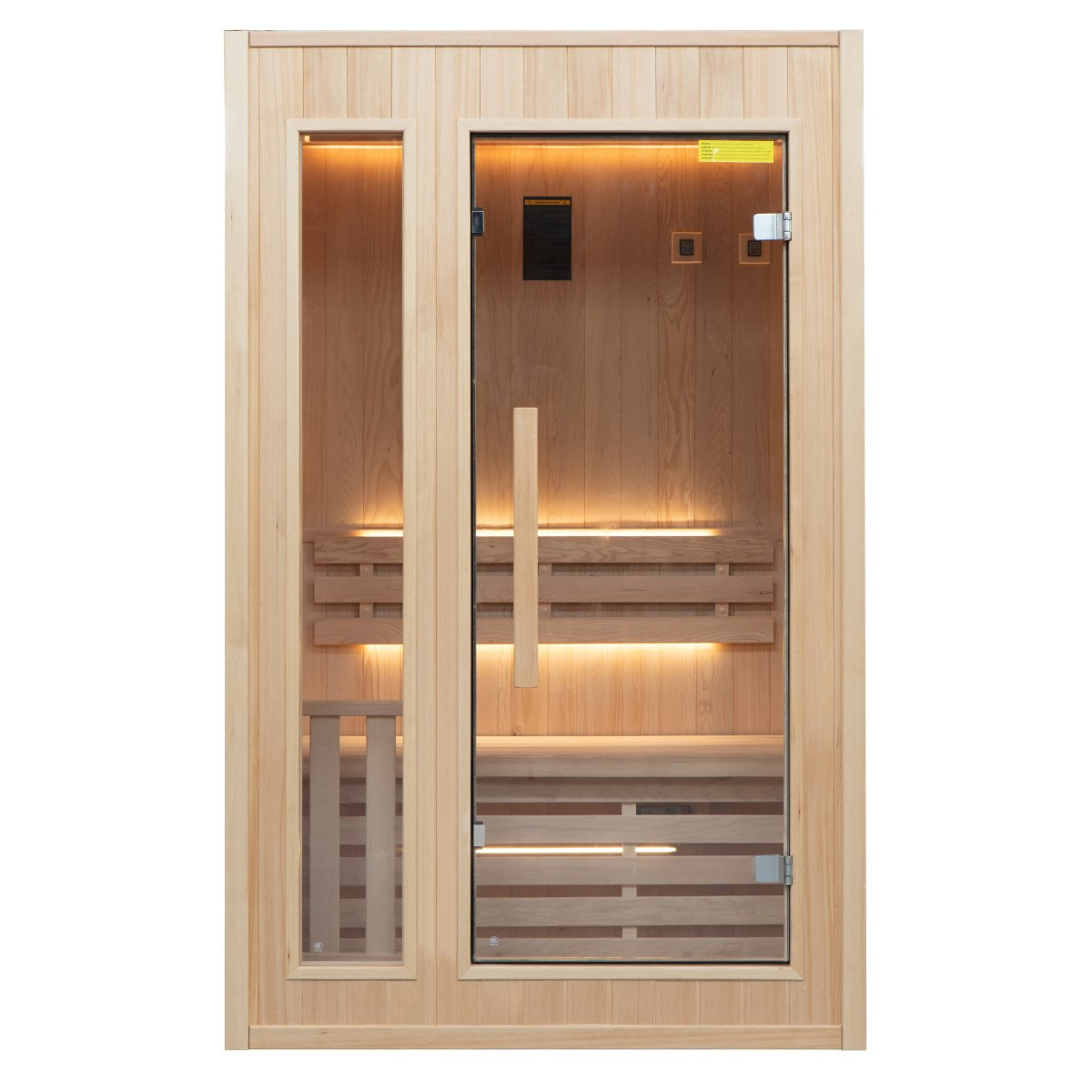 Sauna Tradicional de Interior ZEN – 2 Lugares, Aquecedor Harvia Incluído