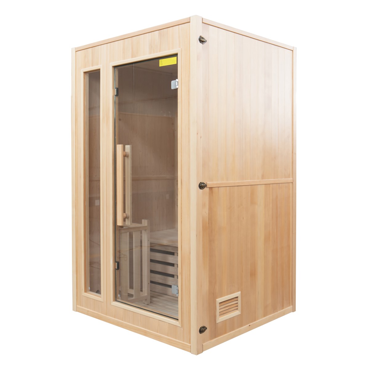 Sauna Tradicional de Interior ZEN – 2 Lugares, Aquecedor Harvia Incluído