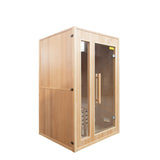 Sauna Tradicional de Interior ZEN – 2 Lugares, Aquecedor Harvia Incluído
