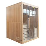 Sauna Tradicional de Interior Sense 4 – 4,5 kW Preto de Parede, 4 Lugares