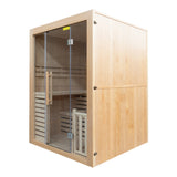 Sauna Tradicional de Interior Sense 4 – 4,5 kW Preto de Parede, 4 Lugares
