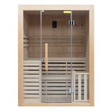 Sauna Tradicional de Interior Sense 4 – 4,5 kW Preto de Parede, 4 Lugares