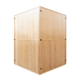 Sauna Tradicional de Interior ZEN Angular – 3 Lugares, Aquecedor Harvia Incluído