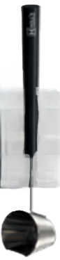 Concha em Inox Preto Holl's Onyxia para Sauna