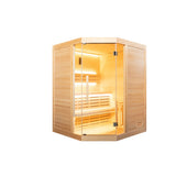 Sauna Tradicional de Interior Sense Angular – 3 Lugares