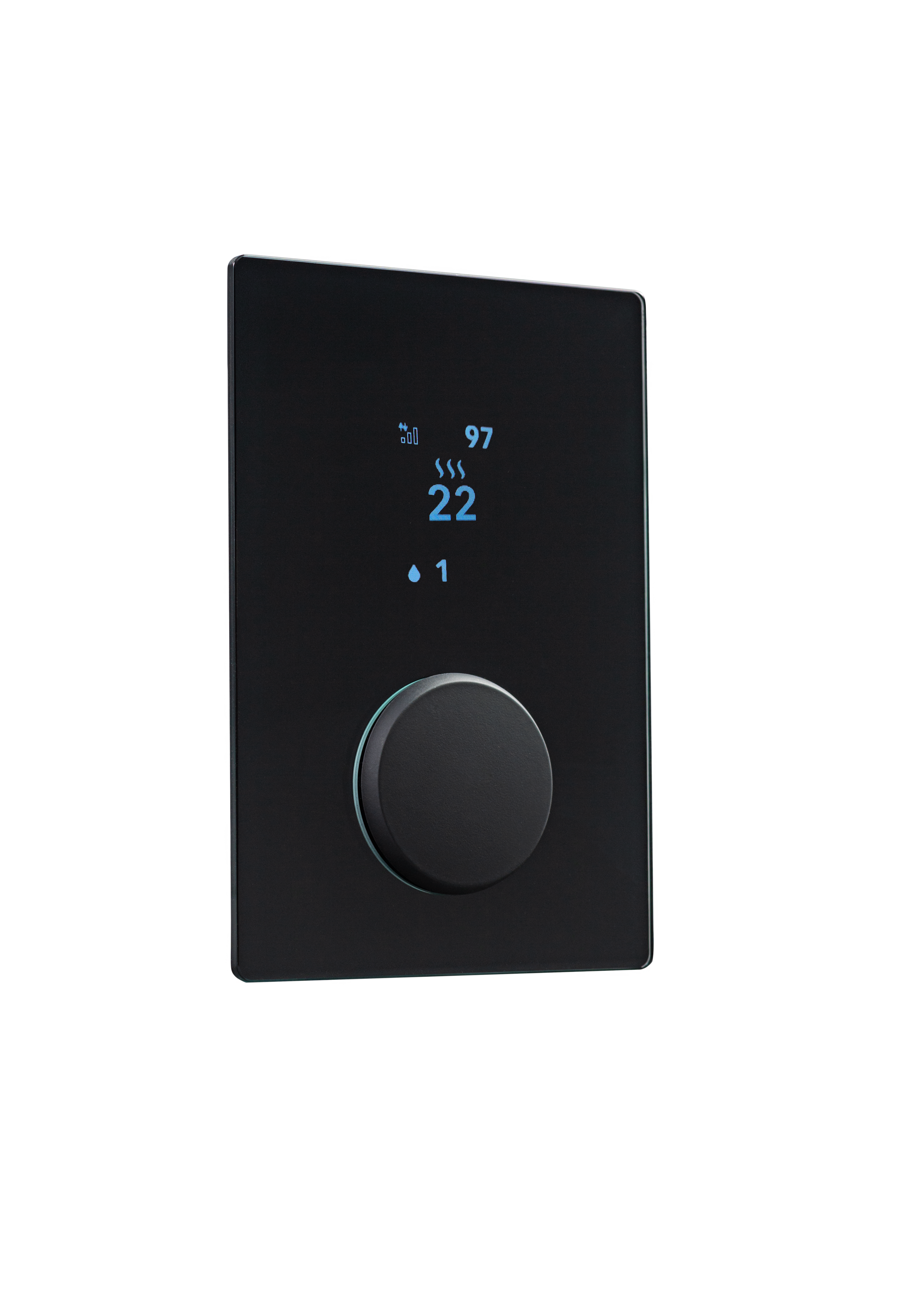 Comando HUUM UKU Wi-Fi Glass Preto para Sauna