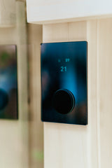 Comando HUUM UKU Wi-Fi Glass Preto para Sauna