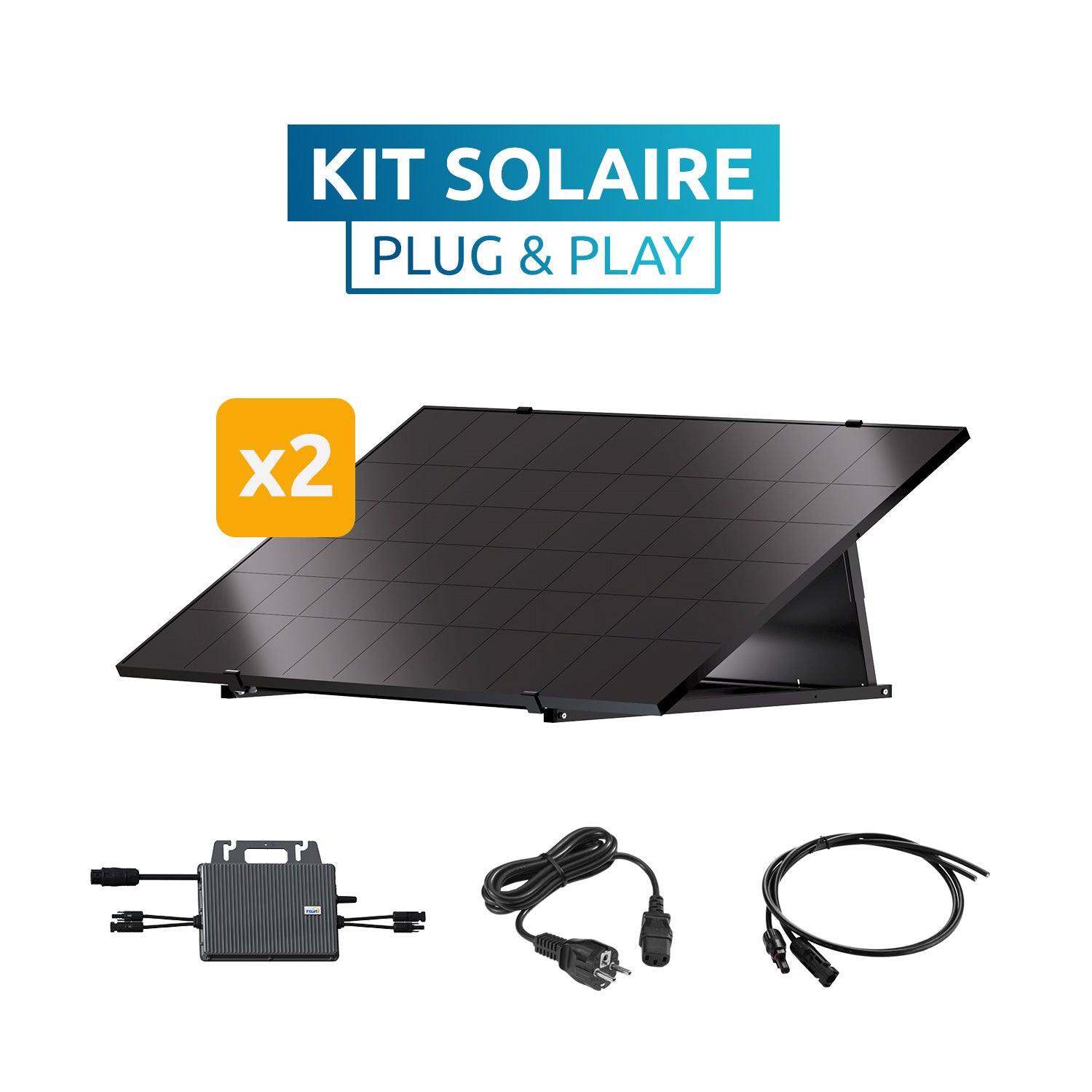 Kit Solar Fotovoltaico Poolex Solaire Plug & Play 900 Wp – Poupança Energética Imediata