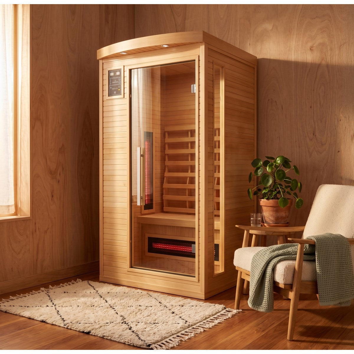 Sauna de Infravermelhos Apollon Quartz – 1 Lugar