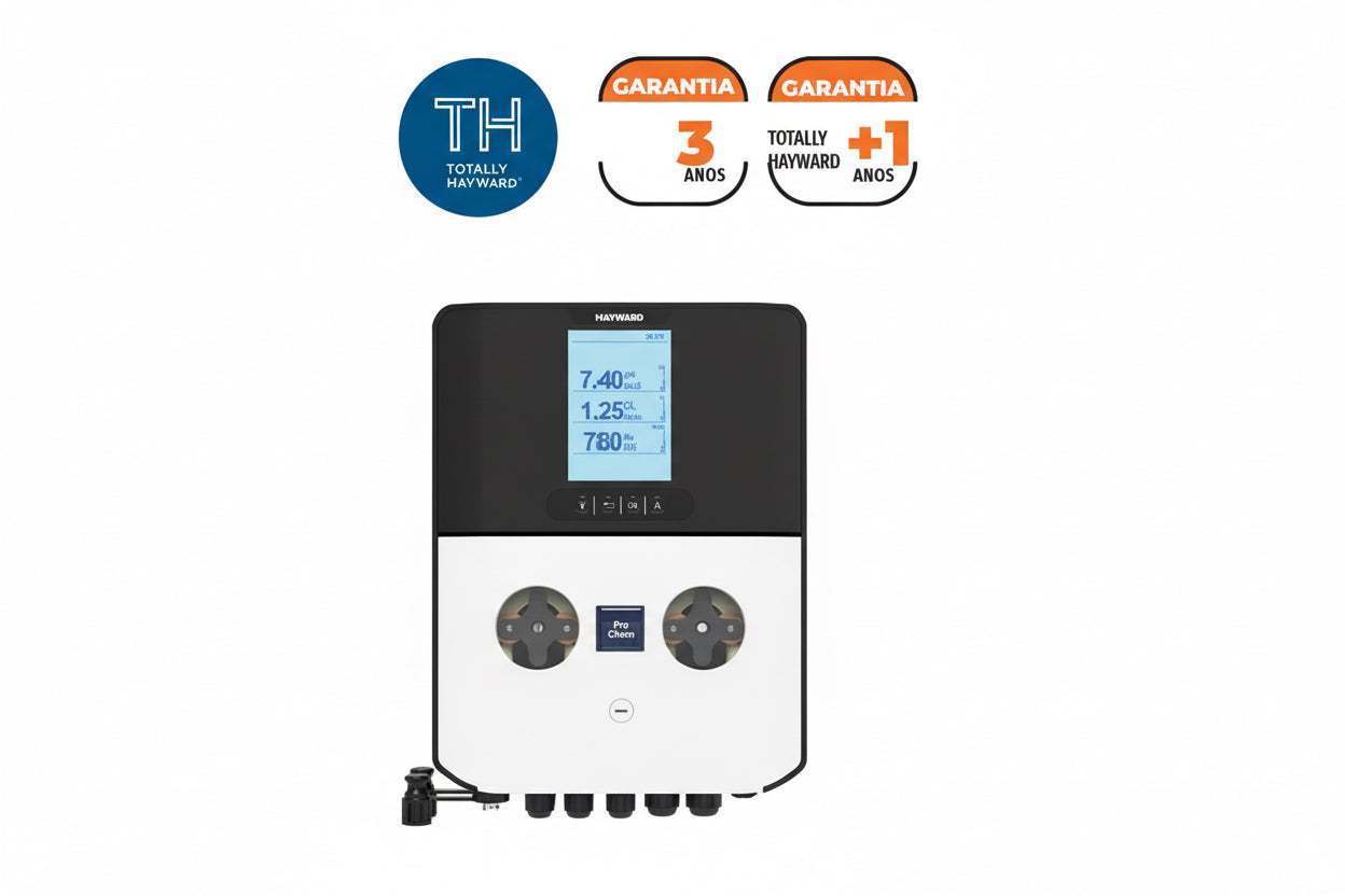 Bomba doseadora Hayward Pro Chem Double – Controlo Wi-Fi de pH e Cloro (mV ou PPM)