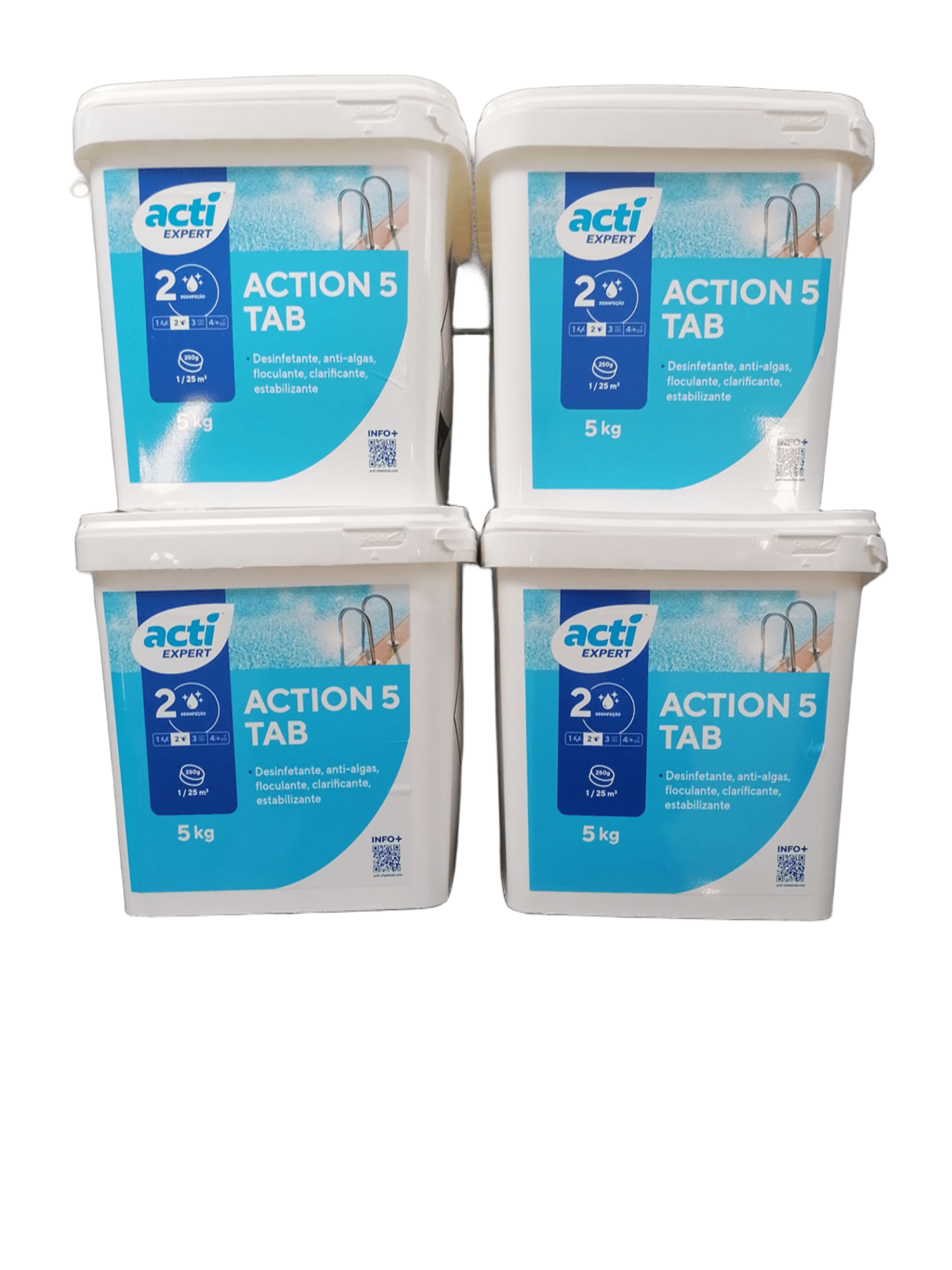 ACTI EXPERT ACTION 5 TAB - 5 ações - Tratamento Completo 5 em 1 (Balde 5kg / 25kg ou Packs)