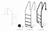 Escada Standard para Piscina em Aço Inoxidável AISI 316 - Alta Resistência