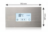Painel de Controlo Digital STN-W Touch Inox – Interface Tátil com Ícones Animados