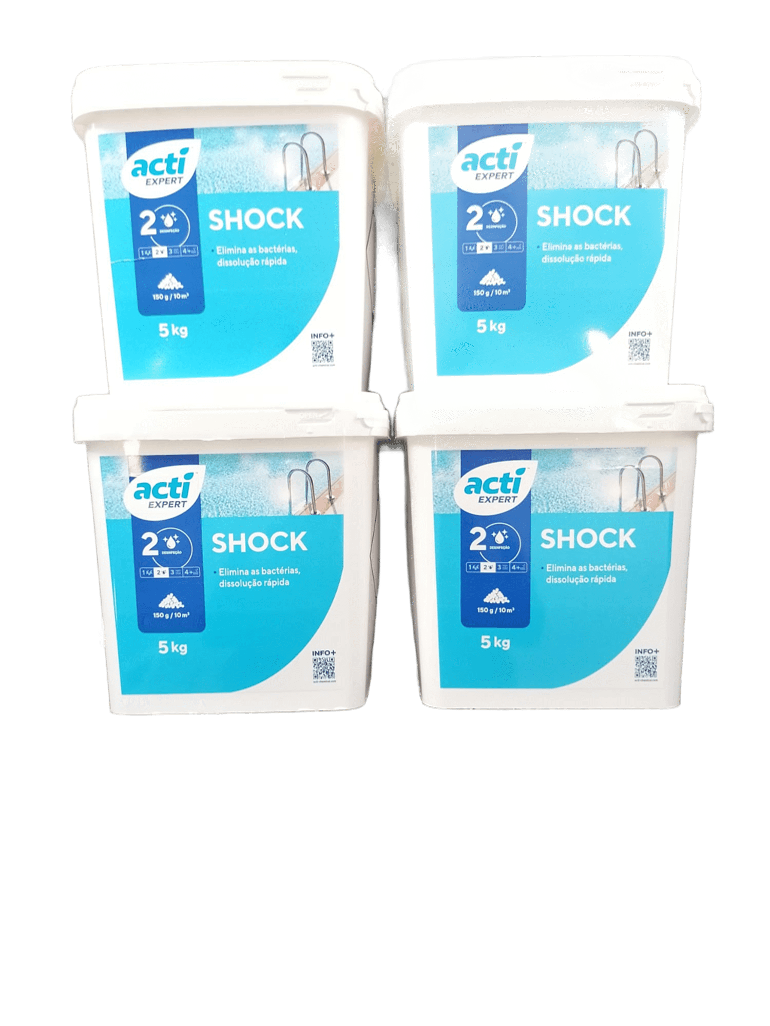Acti Shock - Cloro Choque Dicloro Granulado ACTI Expert 5kg | Dissolução Rápida