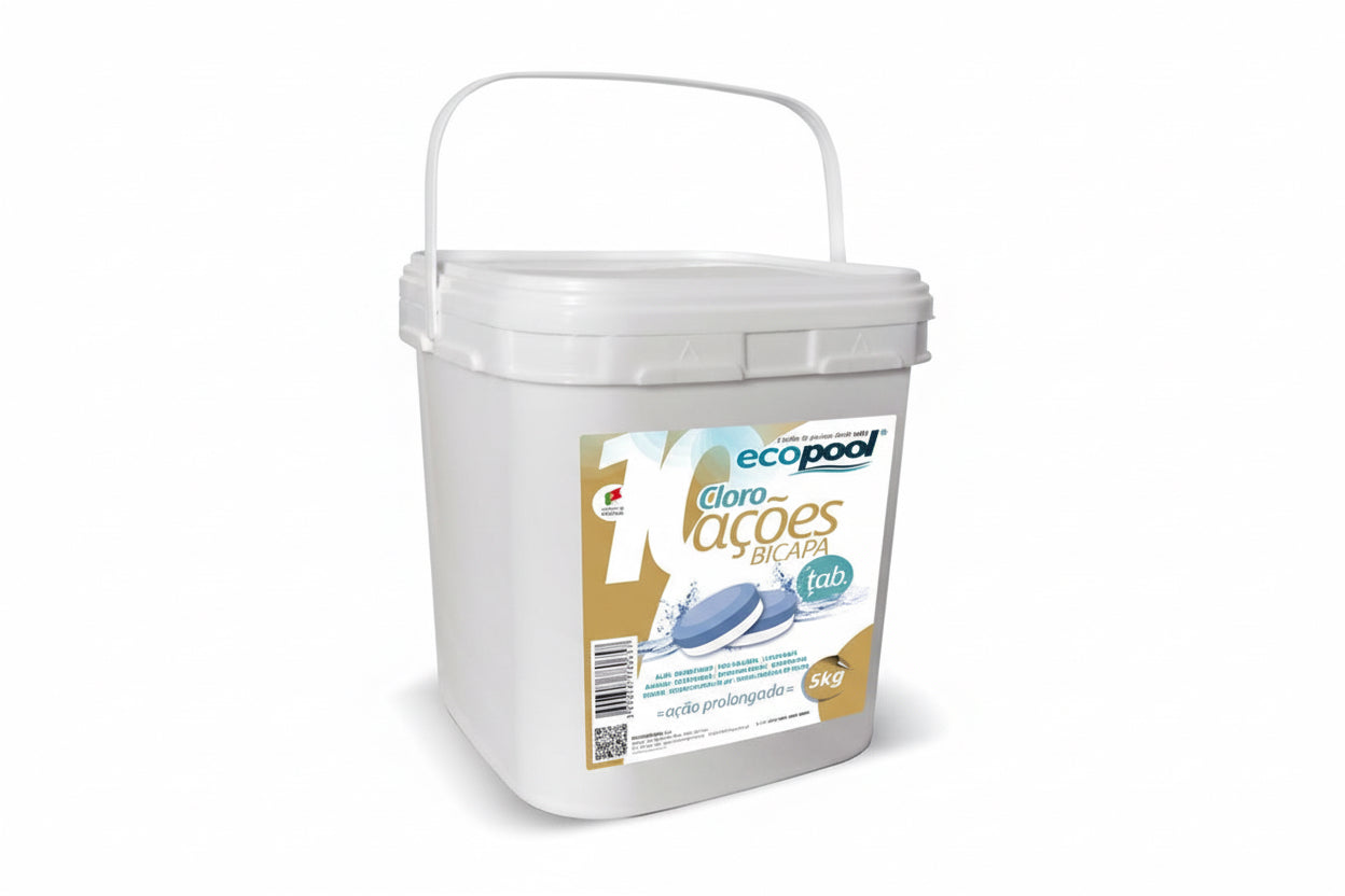 Ecopool Cloro Dez Ações Bicapa – Tratamento Completo e Multifuncional para Piscina