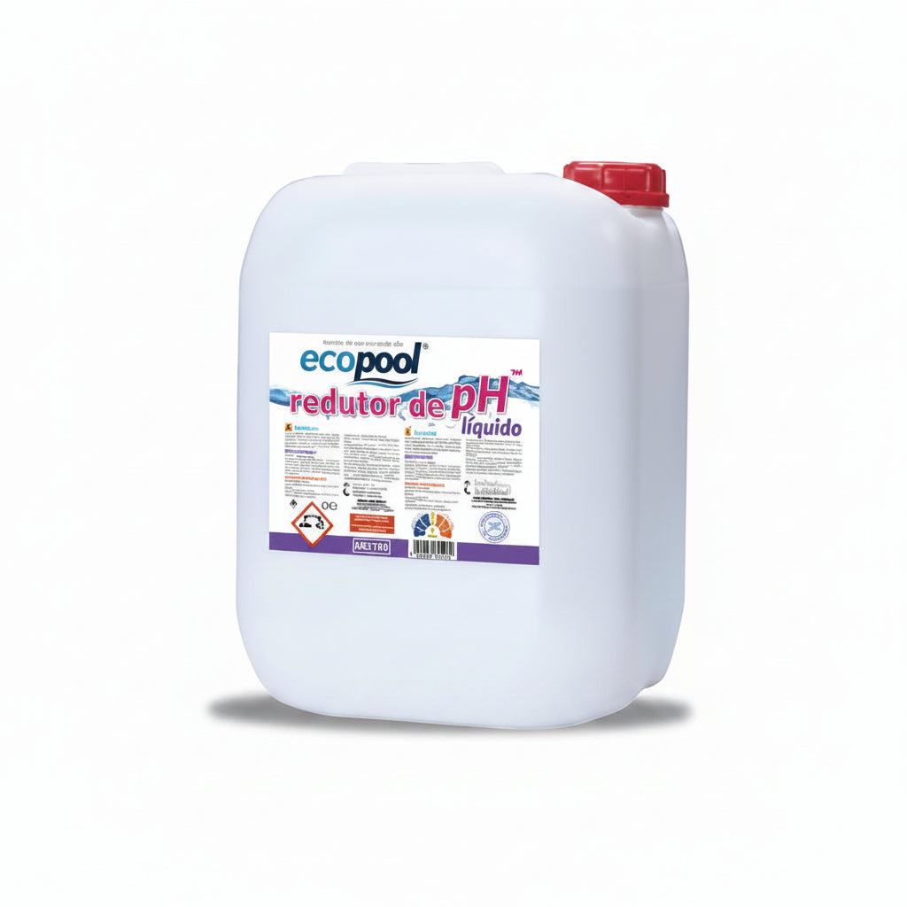 Redutor de pH Líquido ECOPOOL (pH -) – (22 kg) Especial para Sistemas Automáticos