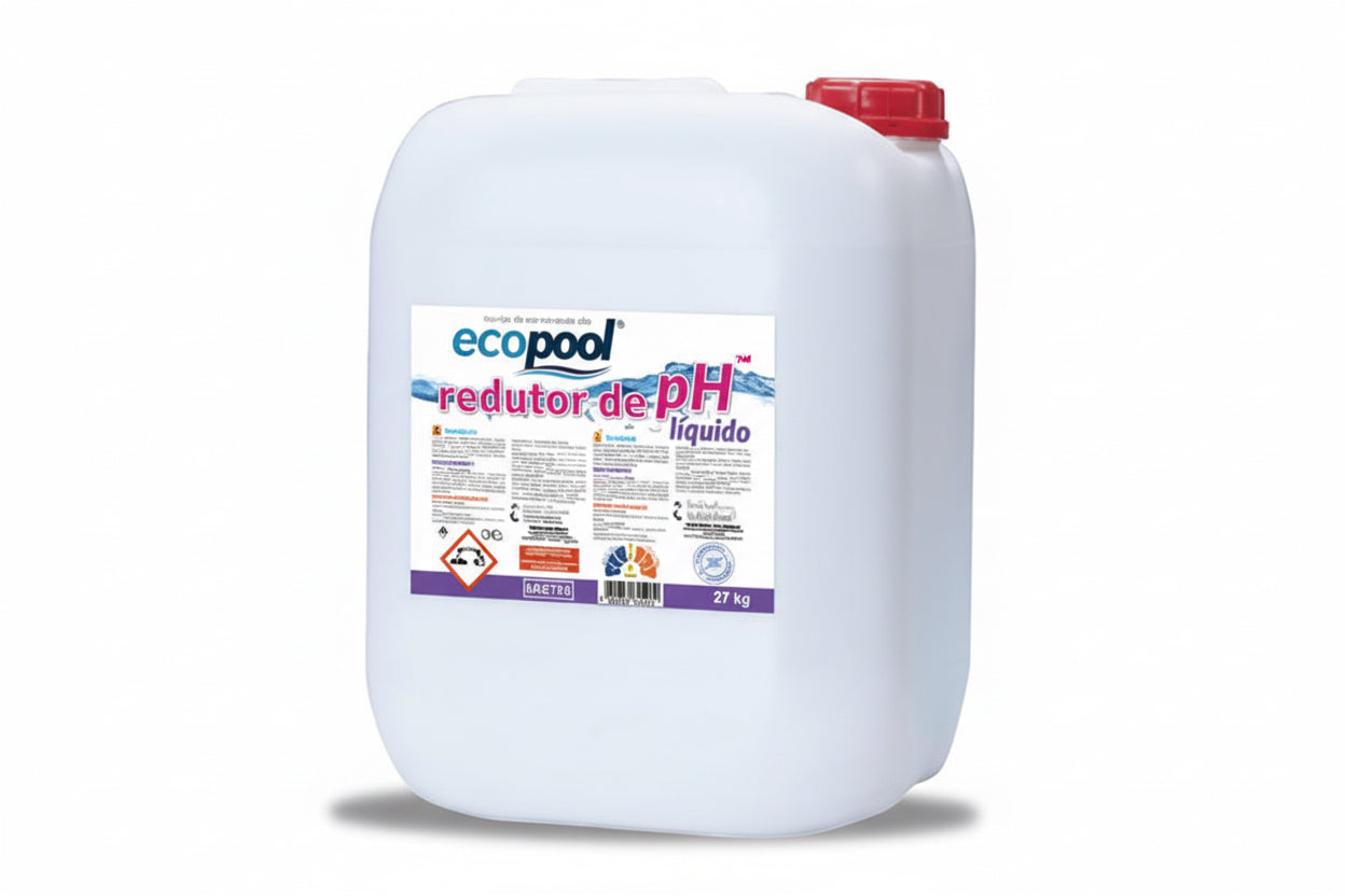 Redutor de pH Líquido ECOPOOL (pH -) – Especial para Sistemas Automáticos