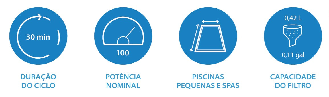 Aspirador sem Fios BWT ES02 Essential Line Classic SPA: Limpeza Prática para Spas e Pequenas Piscinas