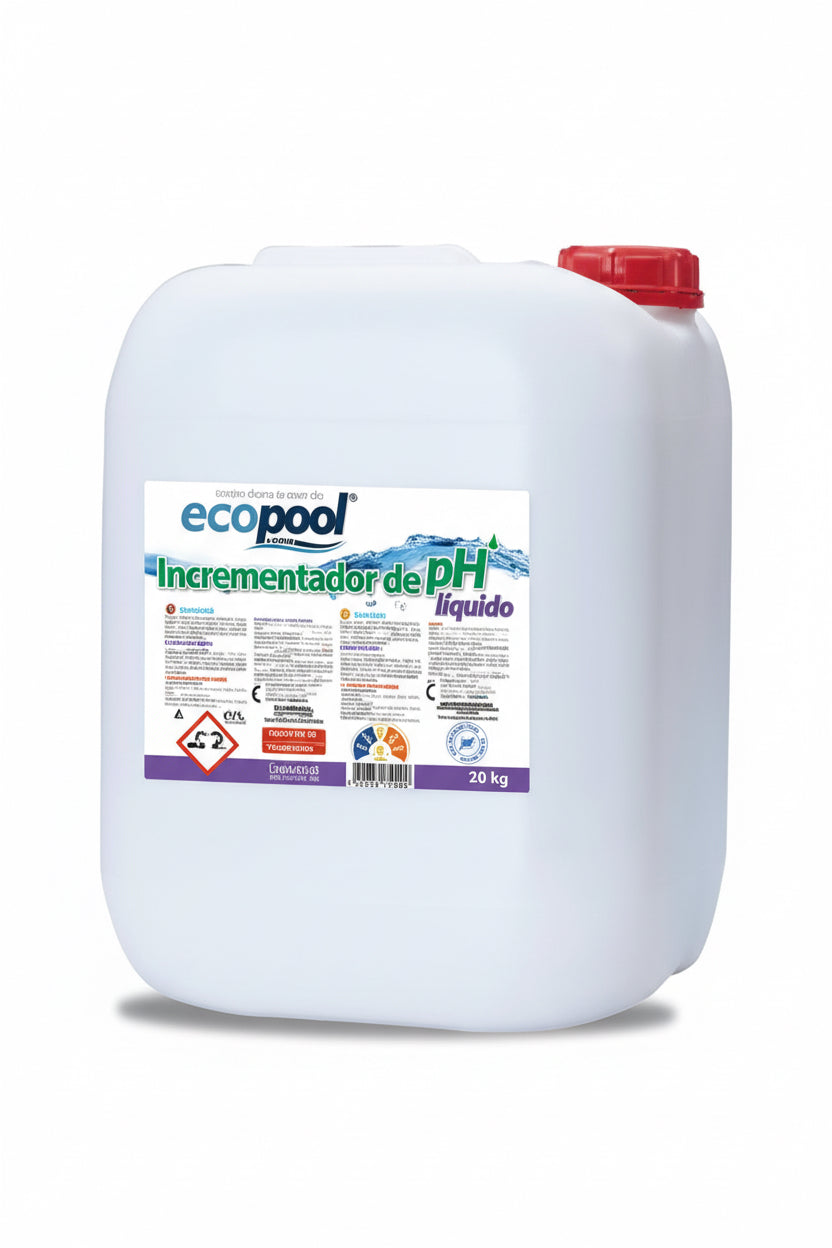 Incrementador de pH Líquido ECOPOOL (pH +) – Especial para Doseamento Automático