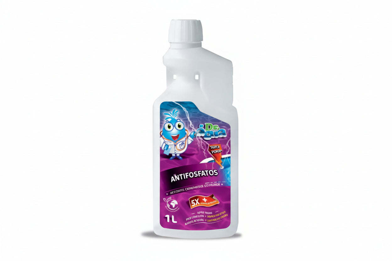 Antifosfatos Ultra Concentrado ECOPOOL – Eliminador de Nutrientes para Algas