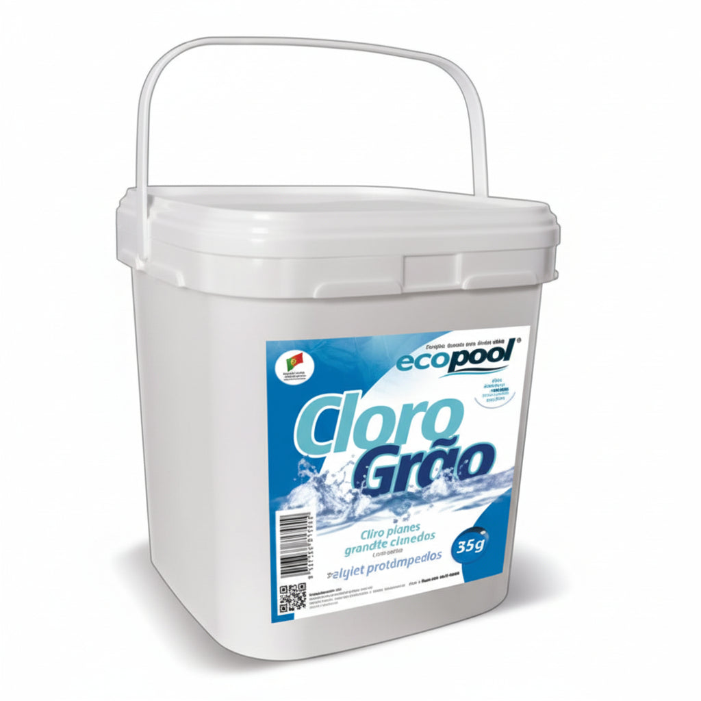 Cloro Grão ECOPOOL – Desinfetante de Alta Concentração (90% Ativo)