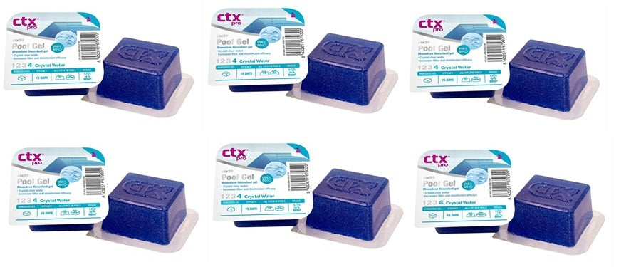 Clarificante em Gel CTX PoolGel – Pack de 36 Monodoses para Água Brilhante