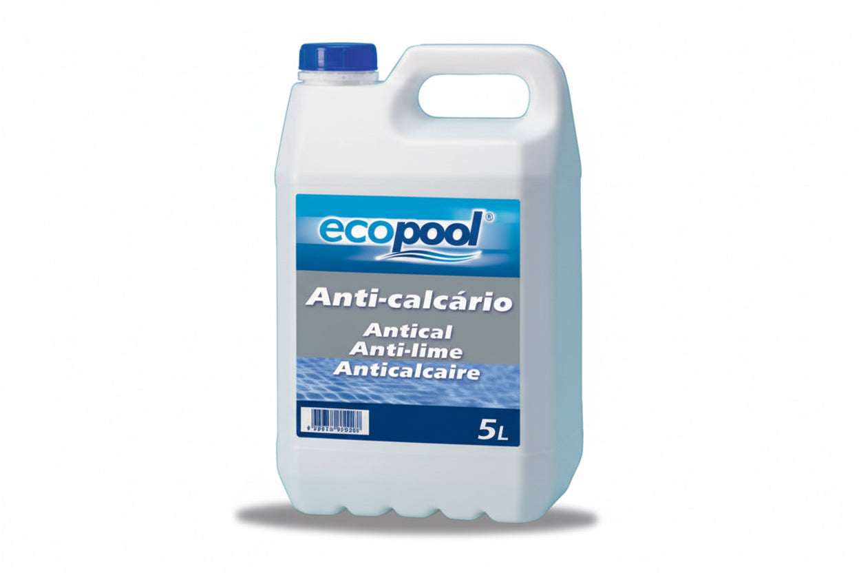 Anti-Calcário Líquido ECOPOOL – Preventivo de Turvação e Manchas Metálicas
