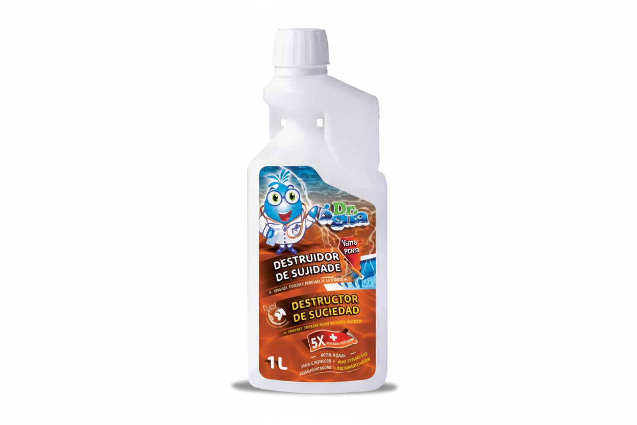 Destruidor de Sujidade ECOPOOL – Clarificador Ultra Concentrado para Matéria Orgânica