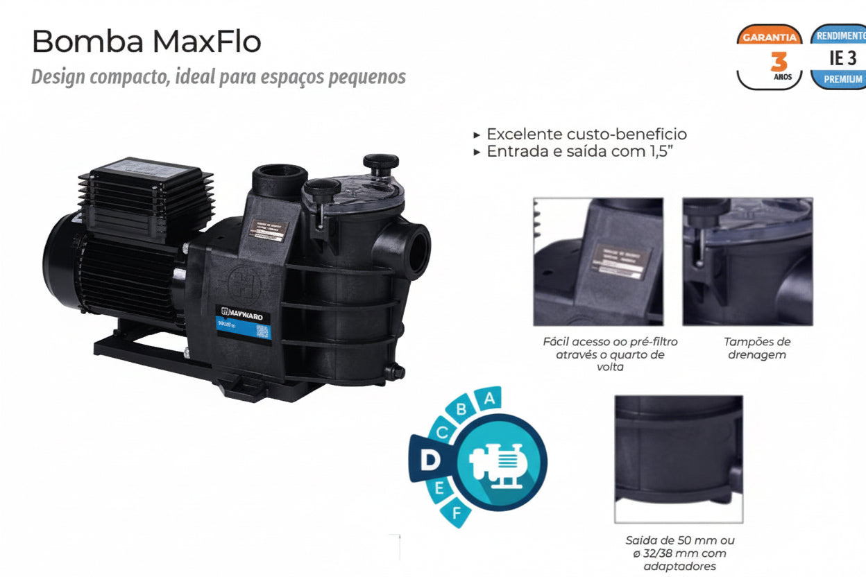 Bomba Hayward Max Flo – A Lenda da Durabilidade (Vários Modelos)
