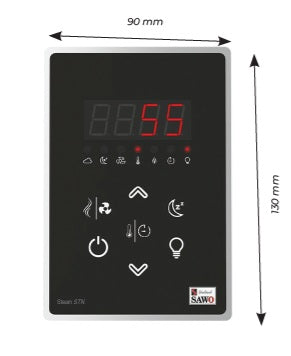 Painel de Controlo Digital STN-W Standard 2.0 – Gestão Inteligente para Banho Turco