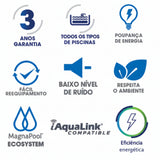 Bomba de Velocidade Variável Zodiac FloPro™ VS - Silêncio e Inteligência