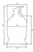 Filtro Soprado Hayward ProSeries HB Top – Válvula de Topo (Ø 400 a 900 mm)