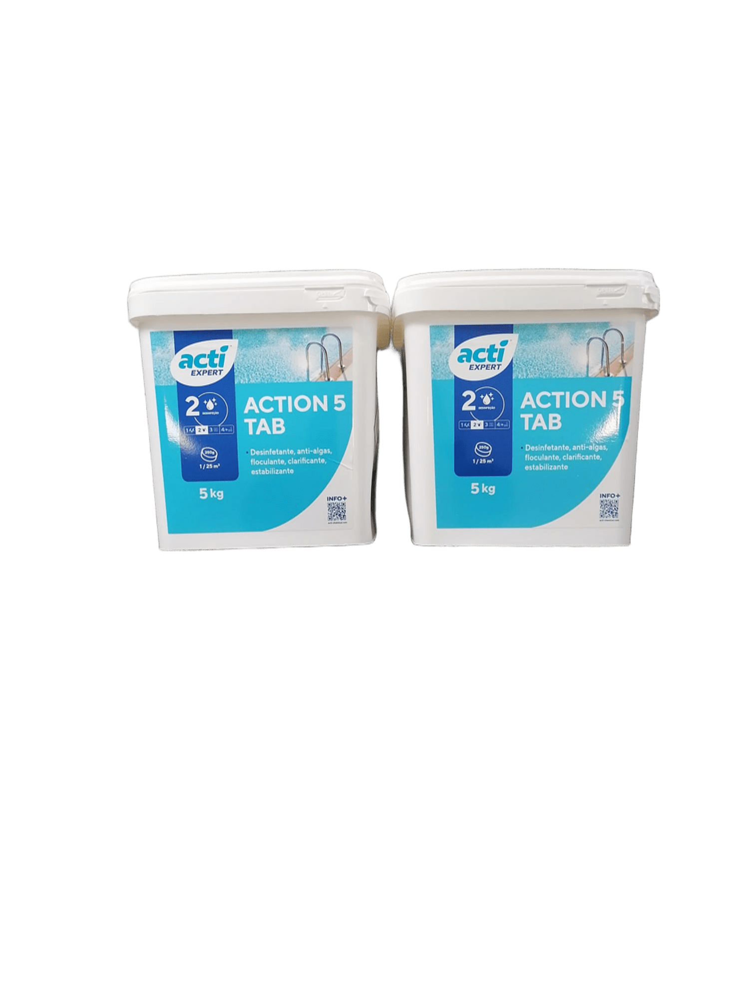 ACTI EXPERT ACTION 5 TAB - 5 ações - Tratamento Completo 5 em 1 (Balde 5kg / 25kg ou Packs)
