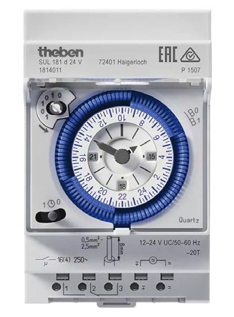 Interruptor Horário Analógico Ecoool – Gestão Automática de Filtração (Perry / Theben)