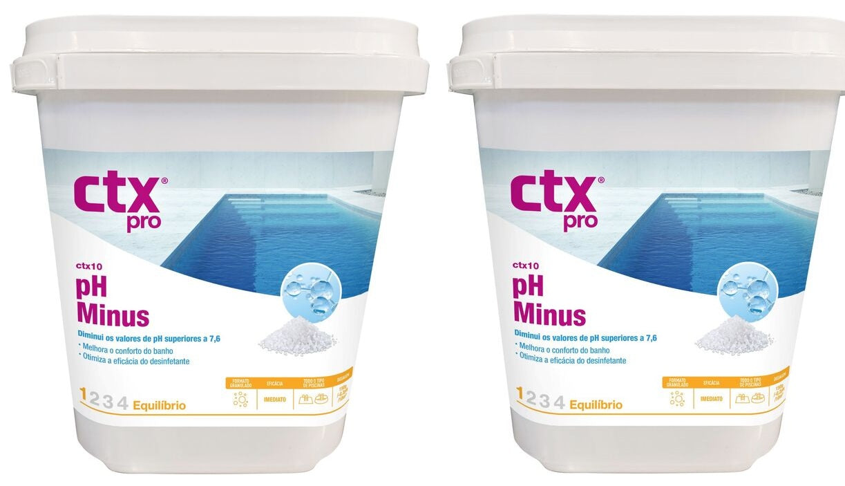CTX-10 Minorador de pH Plus – Redutor de pH Piscinas (5kg)
