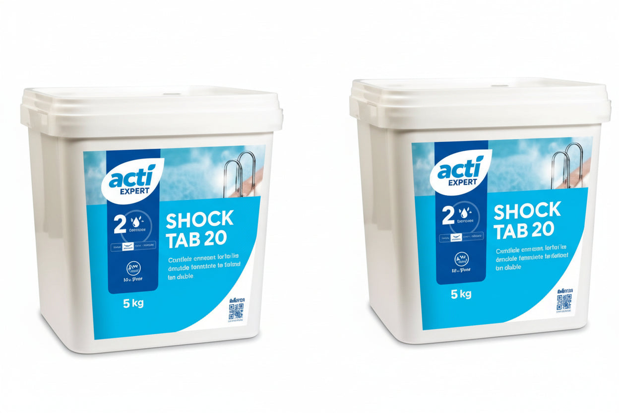 ACTI Expert Shock Tab 20 - Cloro de Choque em Pastilhas (5kg) - Recuperação Rápida