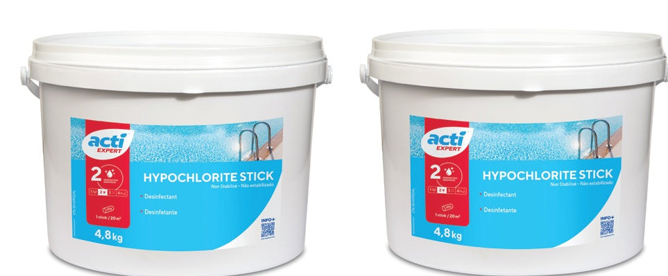 ACTI Expert HP STICK 300 - Cloro Não Estabilizado em Cartuchos (4,8kg)